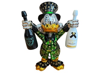 Dagobert Duck beeld, Lior24, Groen